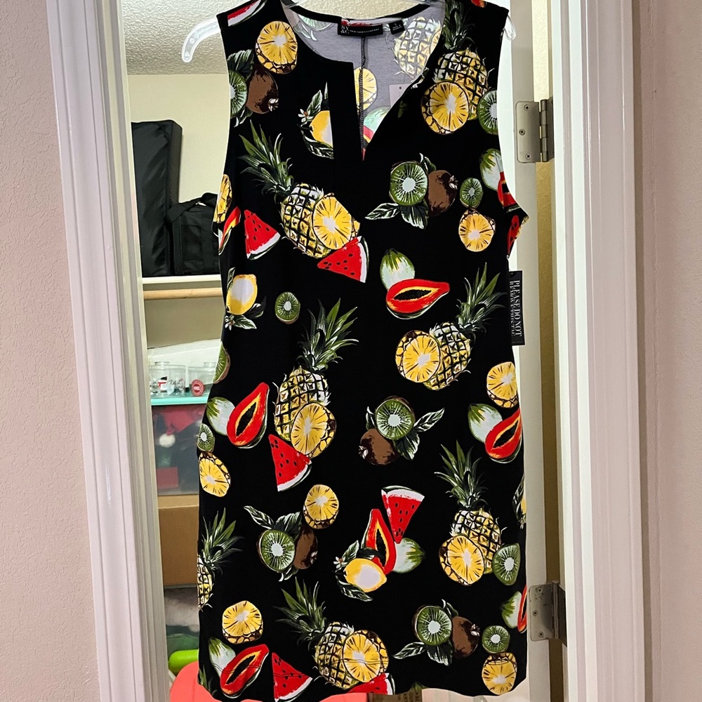 Tropical fruit sundress